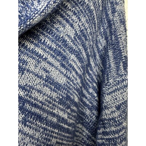 Express Sweater Oversized Cowl Neck Blue Marled XS Woman’s Acrylic / Wool - Picture 6 of 12